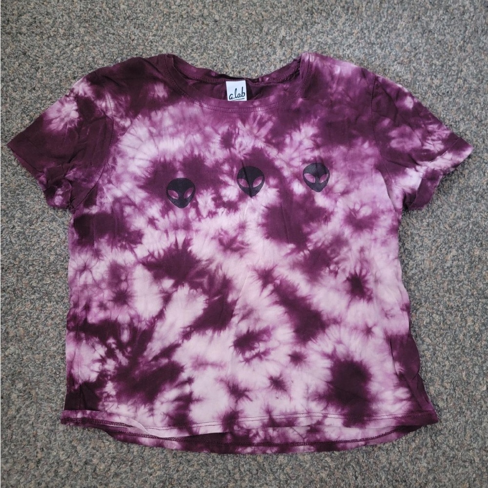 A.Lab alien design crop top